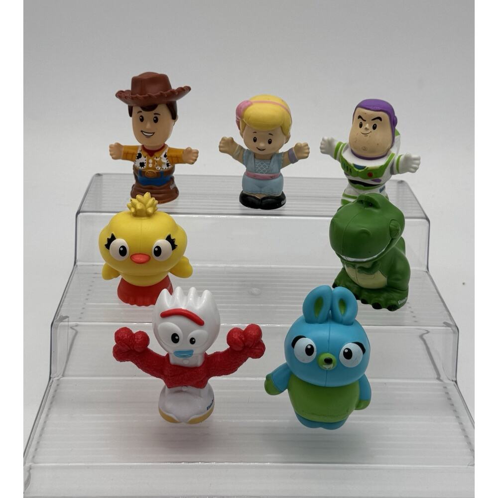 Little People Disney Toy Story 7 Figures Woody, Buzz, Bo Peep, Rex, Forky Lot